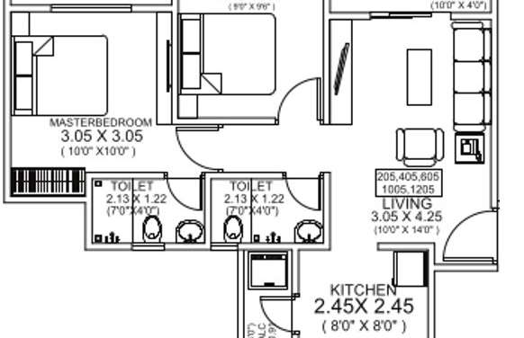 kanifnath archana paradise apartment 2 bhk 516sqft 20221230121234