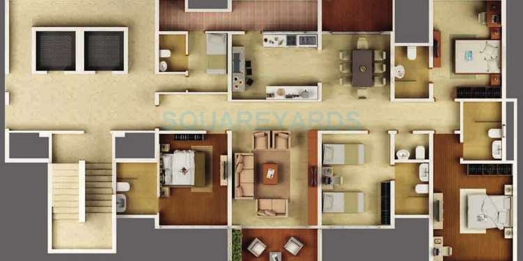 kasturi legacy apartment 4bhk 2606sqft 10878