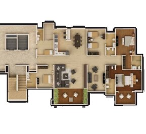 4 BHK 2600 Sq. Ft. Apartment in Kasturi The Balmoral Estate