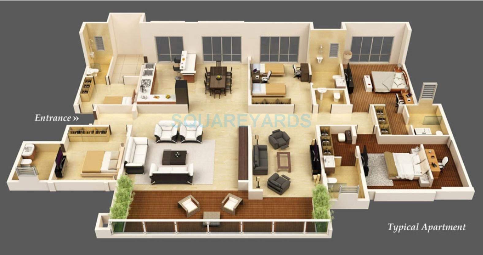 Other, kasturi-the-balmoral-estate 4 Bedroom 2860 Sq.Ft. Apartment In Baner Pune 7568397