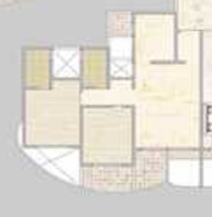Floor plan of 1 BHK 405 Sq. Ft. Apartment in Keystone Altura, Pune