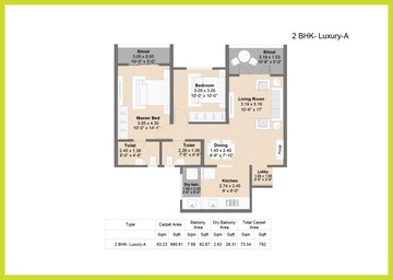  2 BHK Apartment at Kohinoor Famville, Hinjewadi – for Sale