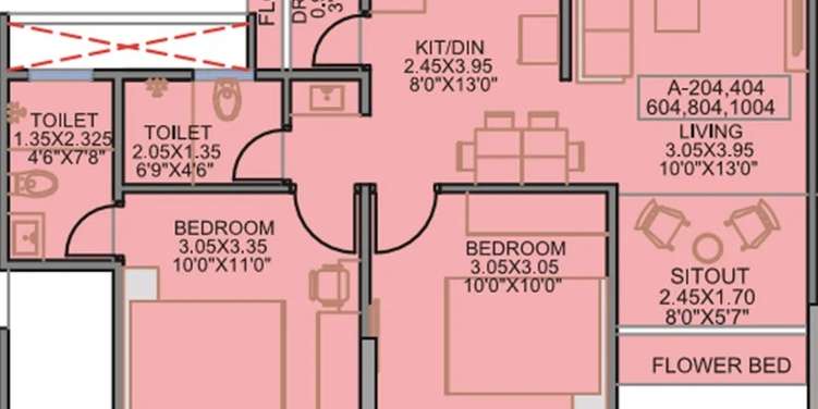 kohinoor jeeva apartment 2 bhk 711sqft 20211601151614