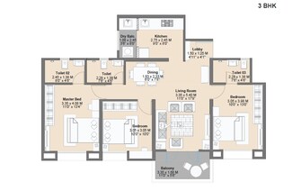 3 BHK Apartment For Resale in Kohinoor Kaleido Kharadi Pune  6499139