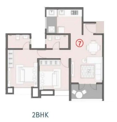  2 BHK Apartment at Kohinoor Riverdale, Kharadi – for Sale