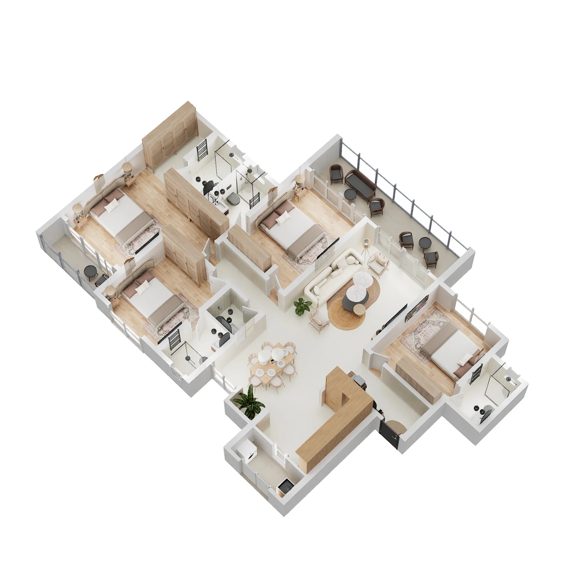 4 BHK 1655 Sq. Ft. Apartment