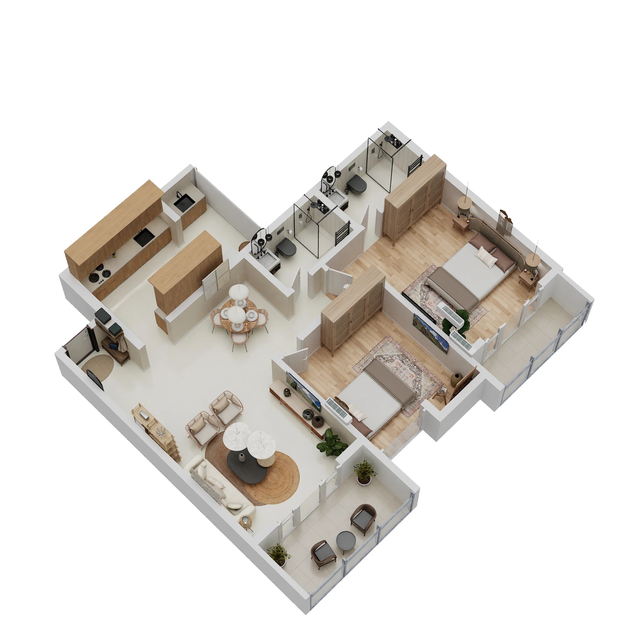 2 BHK 794 Sq. Ft. Apartment