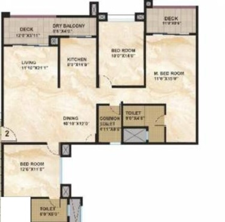 kolte patil 24k glamore apartment 3 bhk 1685sqft 20215110125135