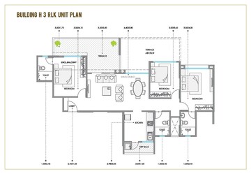  3 BHK Apartment at Kolte Patil 24K Stargaze, Bavdhan – for Rent