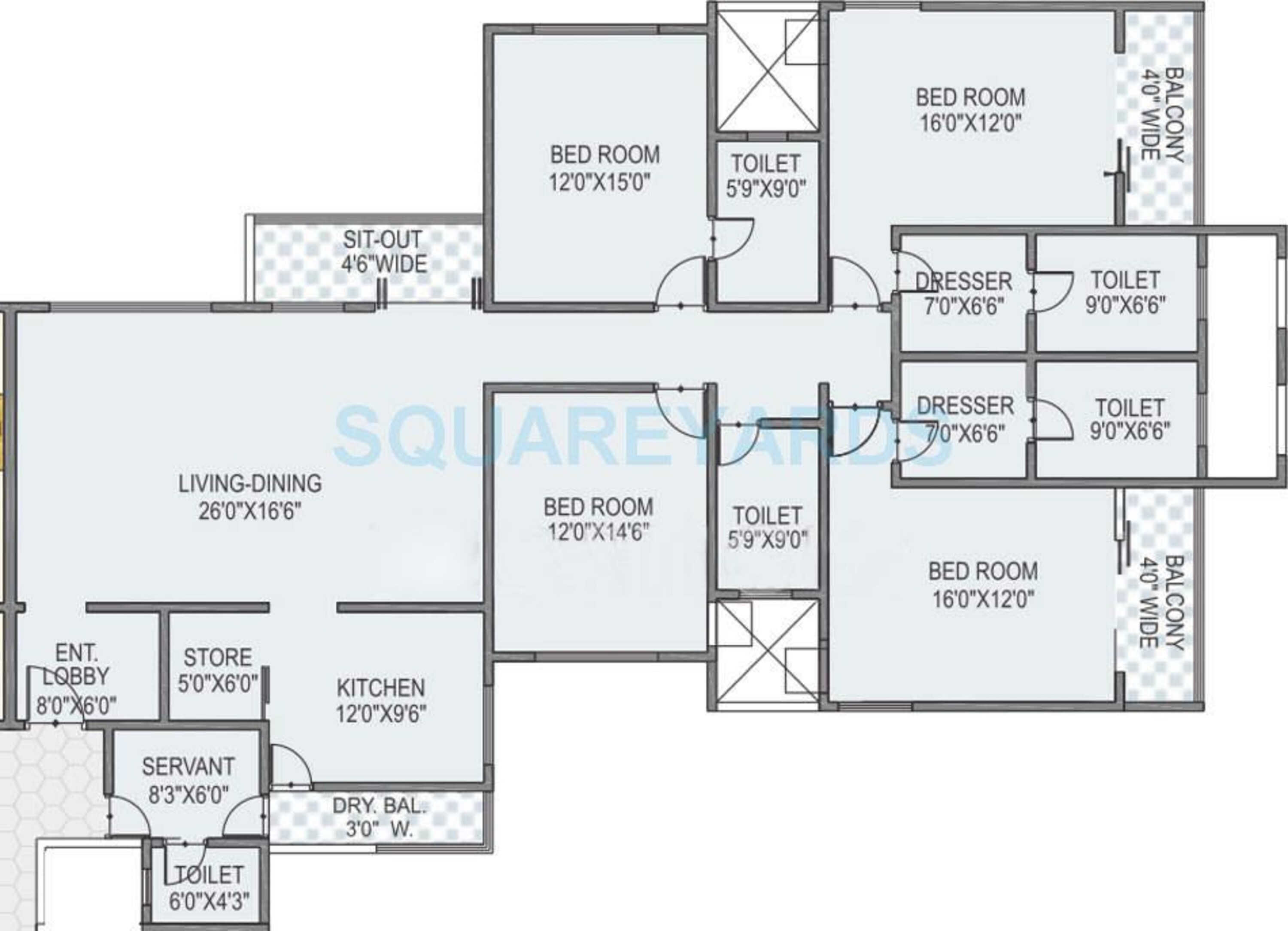 kolte patil green groves apartment 4bhk 2625sqft 11111