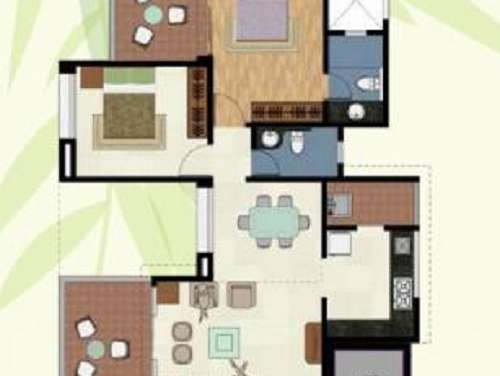 kolte patil green olive apartment 2 bhk 623sqft 20224214164217