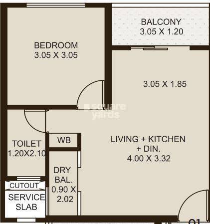 Other, kolte-patil-life-republic 1 Bedroom 422 Sq.Ft. Apartment In Hinjewadi Pune 9389686