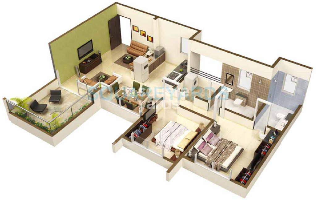 Other, kolte-patil-life-republic 2 Bedroom 1041 Sq.Ft. Apartment In Hinjewadi Pune 9010853
