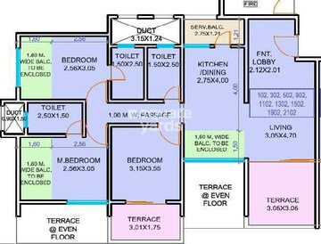  3 BHK Apartment at Kolte Patil Life Republic, Hinjewadi – for Rent