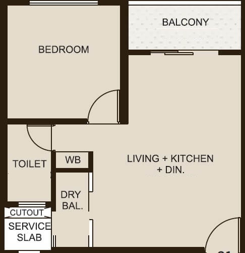 kolte patil life republic arezo apartment 1 bhk 454sqft 20203803183814