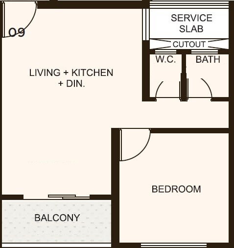  1 BHK Apartment at Kolte Patil Life Republic Arezo, Hinjewadi – for Rent