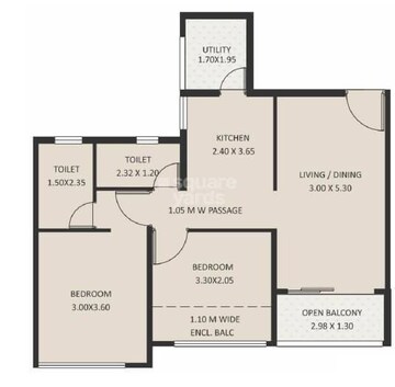  2 BHK Apartment at Kolte Patil Life Republic Arezo, Hinjewadi – for Rent