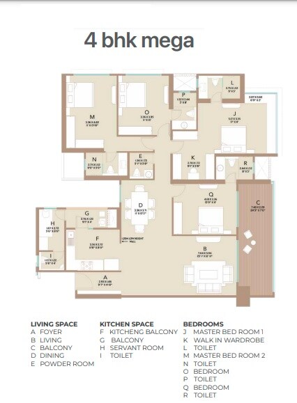  4 BHK Apartment at Kolte Patil Life Republic Canvas, Hinjewadi – for Sale