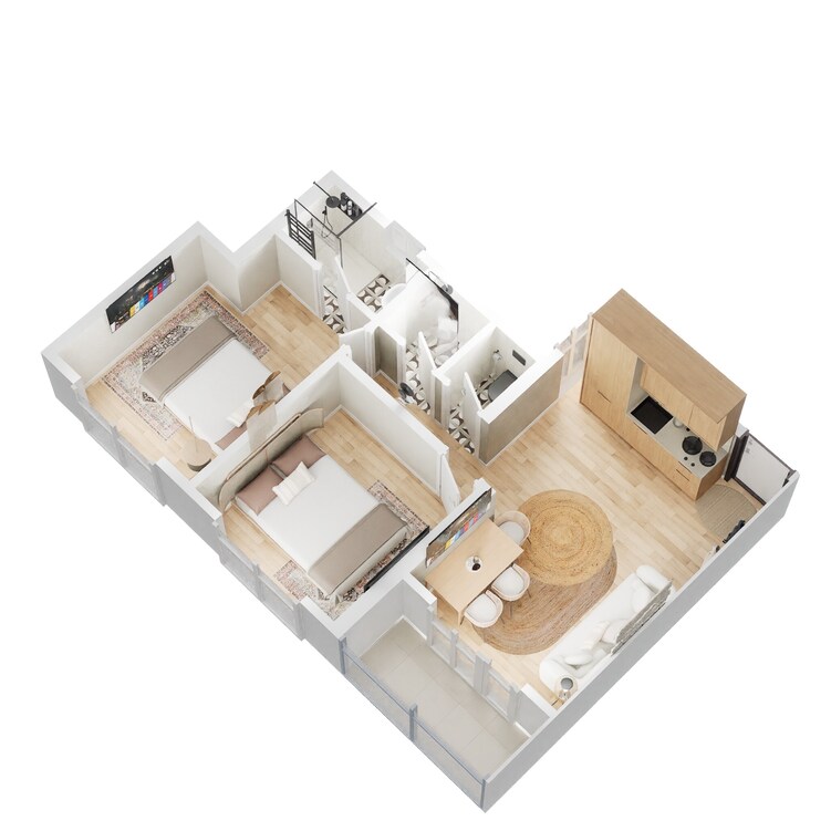 kolte patil life republic oro avenue apartment 2bhk 530sqft 1
