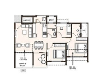  2 BHK Apartment at Kolte Patil Life Republic Sec R7 7th Avenue I, Hinjewadi – for Rent