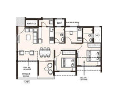 Other, kolte-patil-life-republic-sec-r7-7th-avenue-i 2 Bedroom 721 Sq.Ft. Apartment In Hinjewadi Pune 9006560