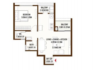 1 BHK Apartment For Resale in Kolte Patil Life Republic Universe Hinjewadi Pune  7320371