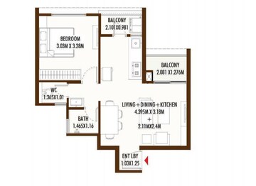 1 BHK Apartment at Kolte Patil Life Republic Universe, Hinjewadi – for Sale