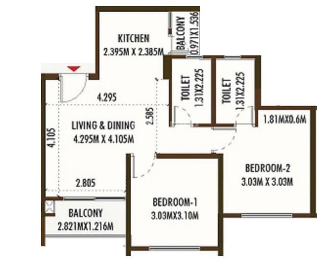 Other, kolte-patil-life-republic-universe 2 Bedroom 560 Sq.Ft. Apartment In Hinjewadi Pune 9720669