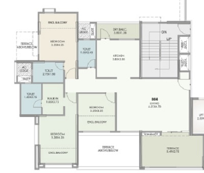 kolte patil stargaze apartment 3 bhk 1141sqft 20210312170303