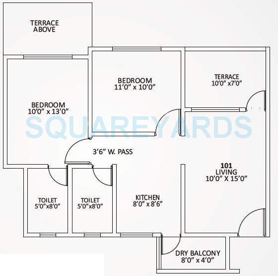 kolte patil umang homes phase 2 apartment 2bhk 885sqft 10938