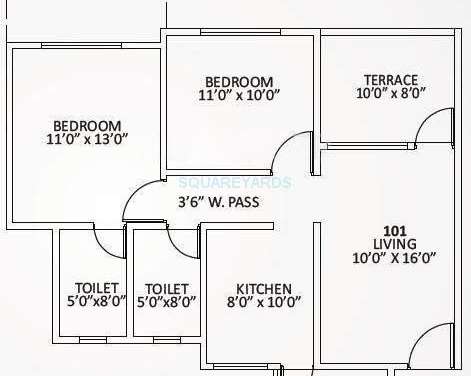 kolte patil umang homes phase 2 apartment 2bhk 965sqft 10939