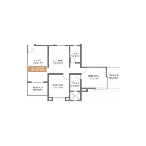 kolte patil umang pride apartment 2 bhk 935sqft 20245220135248