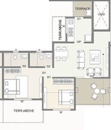  2 BHK Apartment at Kolte Patil Western Avenue, Wakad – for Sale