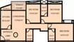 Konark Exotica 3 BHK Layout