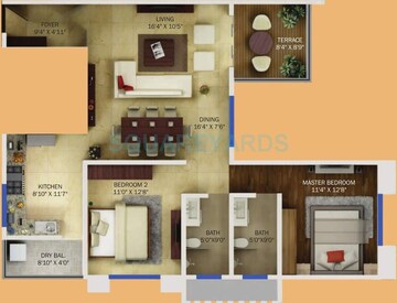  2 BHK Apartment at Konark Krish, Mundhwa – for Sale