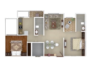  2 BHK Apartment at Konark Virtue, Keshav Nagar – for Rent