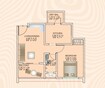 Konbil Konifer 1 BHK Layout
