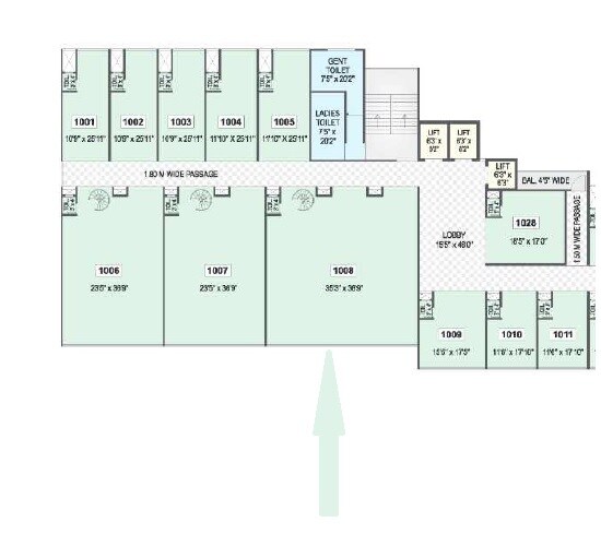 842 Sq. Ft. Office Space