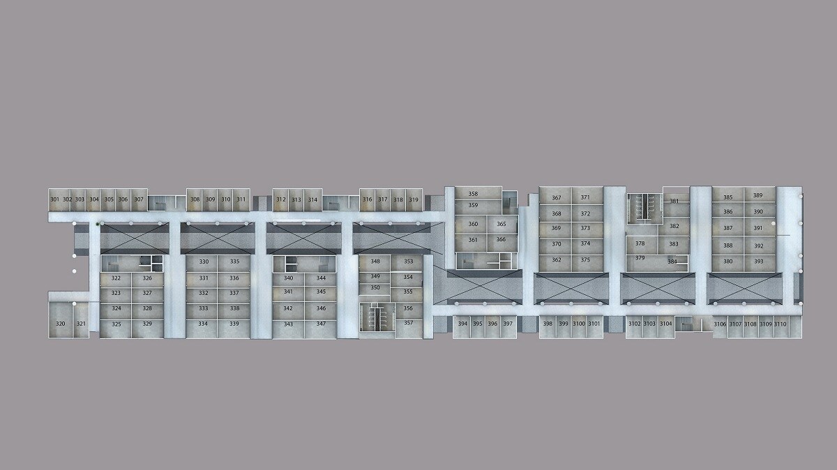Floor plan of 625 Sq. Ft. Retail Shop in Krisala 41 Commune, Pune