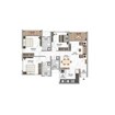 Krisala Everland 3 BHK Layout