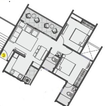  2 BHK Apartment at Krishna Amarillo, Hinjewadi – for Rent
