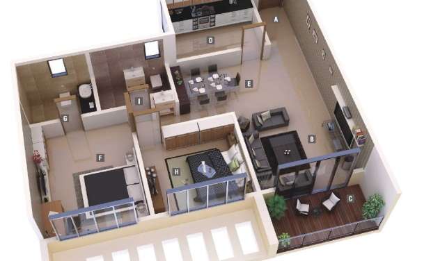 kumar hill view residency apartment 2 bhk 746sqft 20213613153617