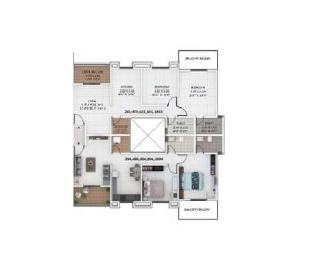kumar palmcrest apartment 2 bhk 585sqft 20222516142529
