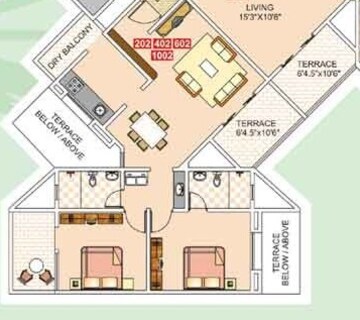  2 BHK Apartment at Kumar Palms, Kondhwa – for Sale