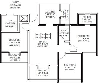 2 BHK Apartment For Resale in Kundan Easterlia Lohgaon Pune  6573546