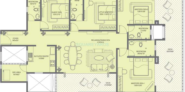 kundan spaces divine apartment 4bhk 2389sqft 11388