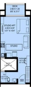 Lavasa Brookview Studio Layout