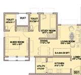 1 BHK 604 Sq. Ft. Apartment in Lavasa Hillshore Apartments