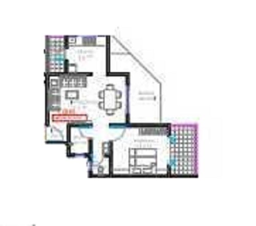 1 BHK 419 Sq. Ft. Apartment