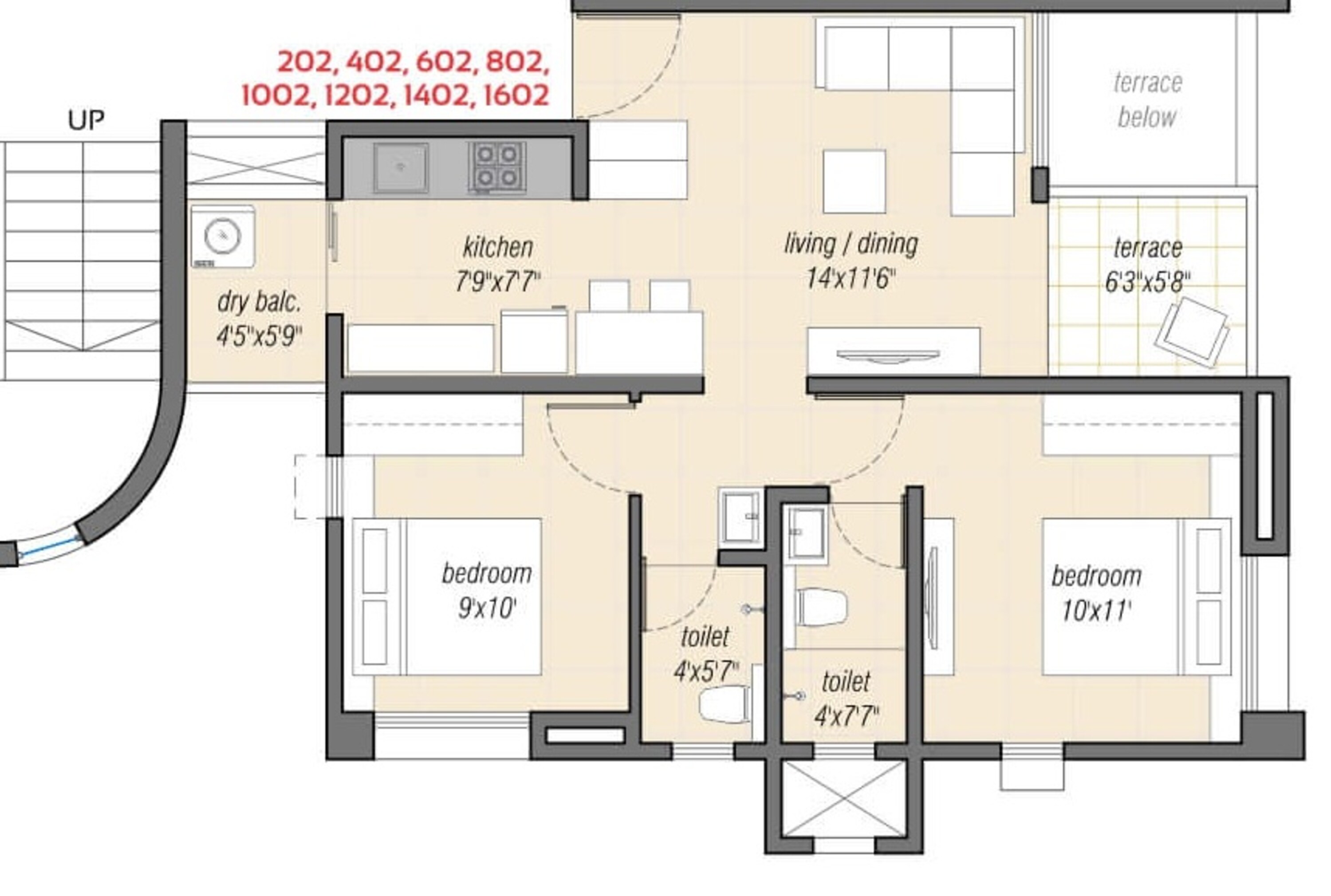 little earth masulkar city phase 2 apartment 2bhk 616sqft11